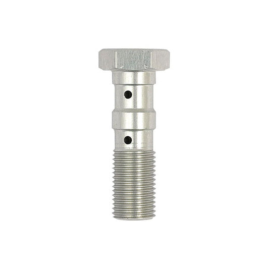 TRW double Banjo Bolt silver anodized M10x1.00