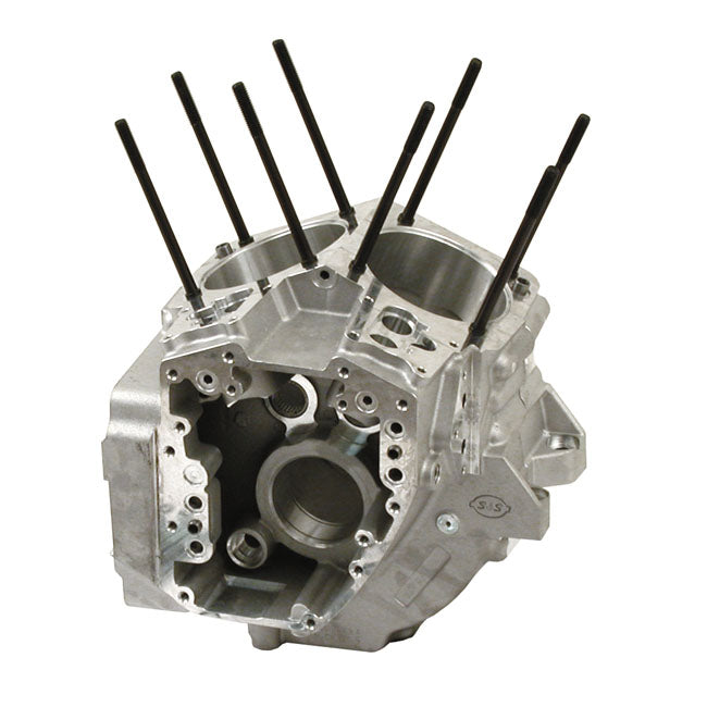 S&S, 99-06 crankcase assembly, 4-1/8" bore. Silver