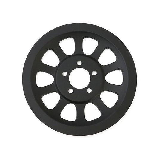 Pully cover, ''holes'' 66t. Black