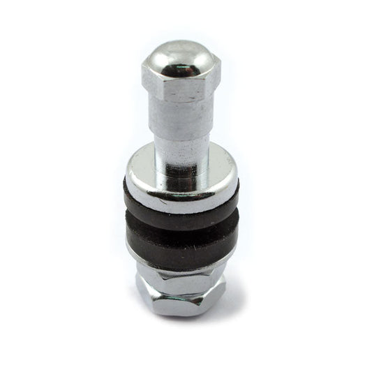 Screw-in tubeless valve stem. acorn cap