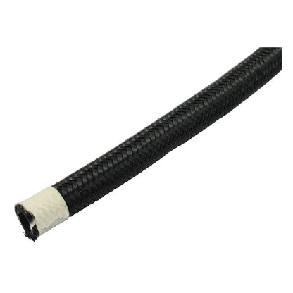 Braided hose 1/2" (12.5mm). Black nylon