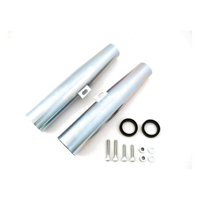 MCS, fork shrouds for 39mm forks Zinc