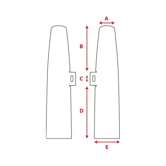 MCS, fork shrouds for 39mm forks