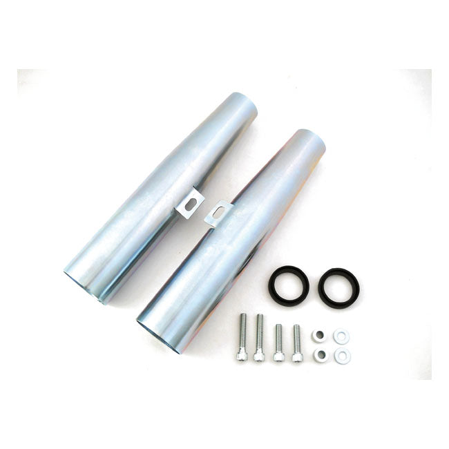 MCS, fork shrouds for 39mm forks Zinc