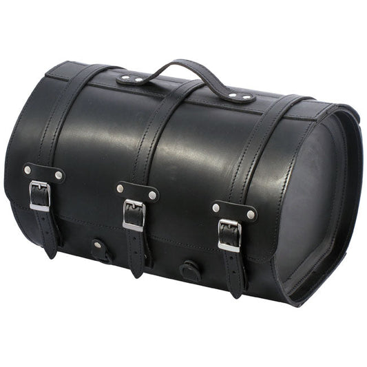 MCS, motorcycle leather suitcase. 32 liter. Black