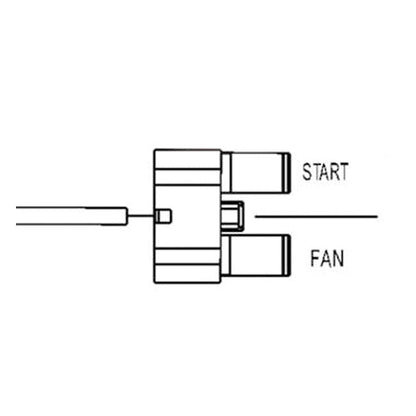 MCS, starter/fan relay, ultra micro 280/spst