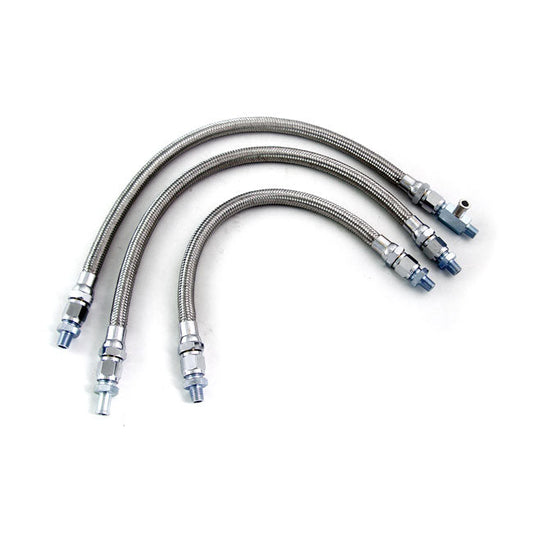 Braided steel oil lines