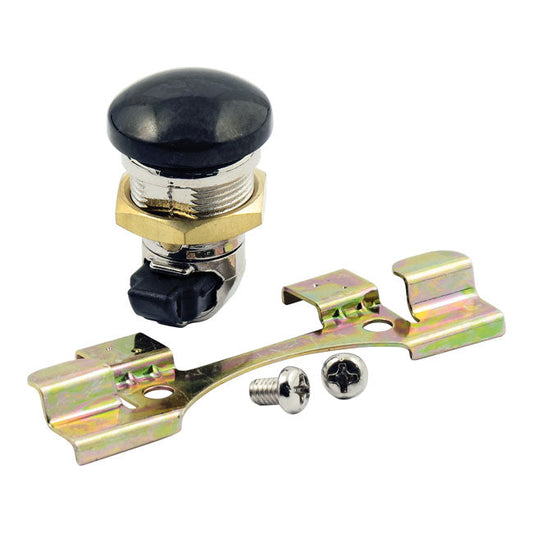 Keyless push button fuel door release
