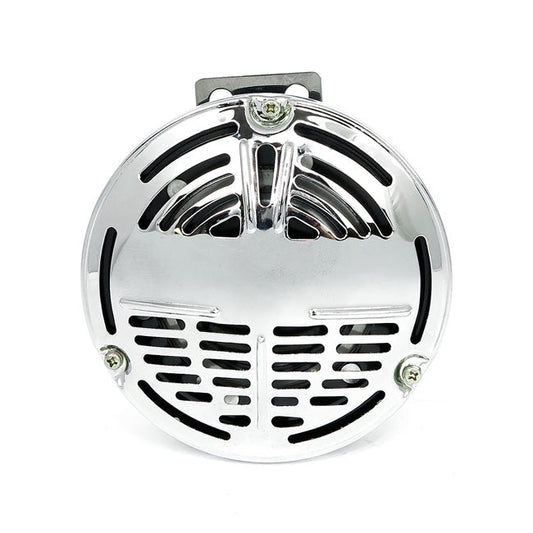 OEM style 5-1/2" Springer horn. Chrome. 12-Volt