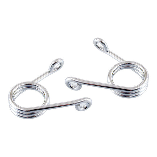 Scissor solo seat spring, chrome 3"