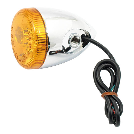 3-1 LED bullet taillight turn signal combo Chrome Amber