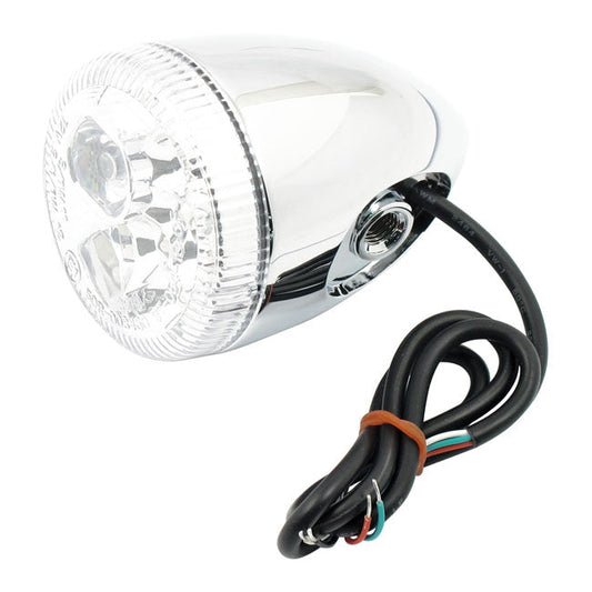 3-1 LED bullet taillight turn signal combo Chrome Clear