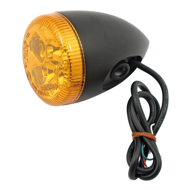 3-1 LED bullet taillight turn signal combo Black Amber