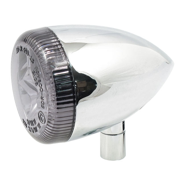 3-1 LED bullet taillight turn signal combo Chrome Smoke