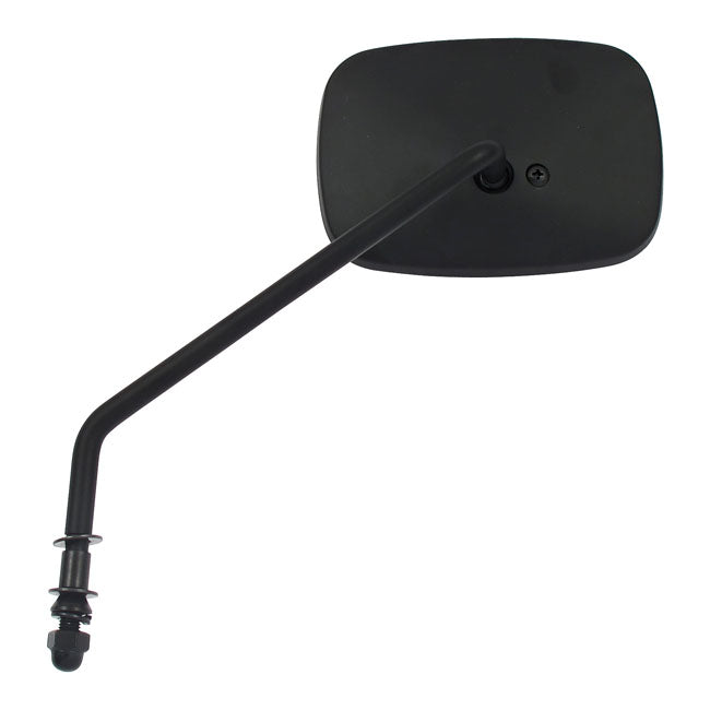 Late OEM style mirror, long stem, left side