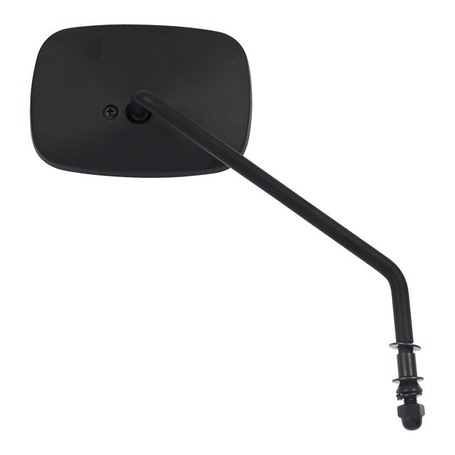 Late OEM style mirror, long stem, right side