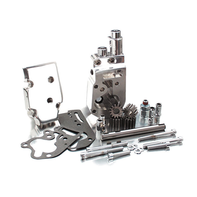 JIMS, ''Flow Pro 1'' billet oil pump kit. Polished