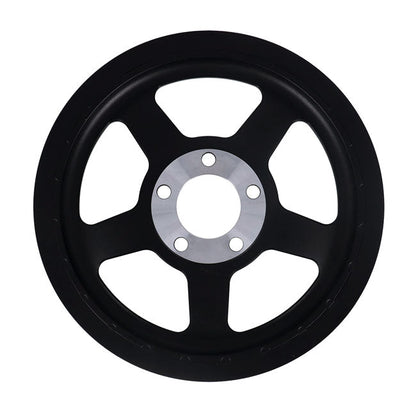 Reproduction OEM style wheel pulley, 68t. Black cc