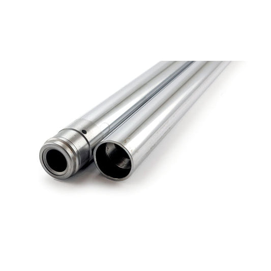 Fork tubes 41mm. 24-7/8". show chrome