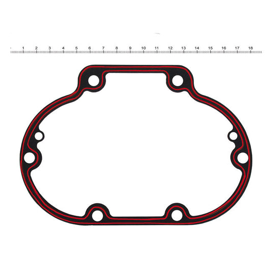 James, gasket transmission end cover. RCM/silicone