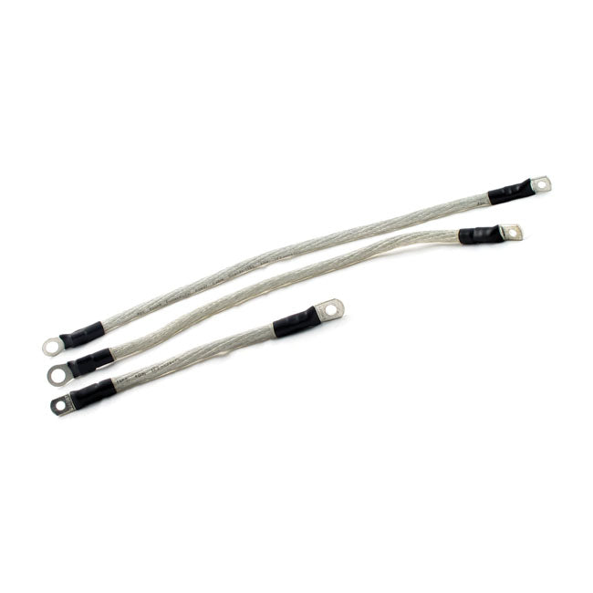 All Balls, battery cable kit. Clear. 9", 14", 15"