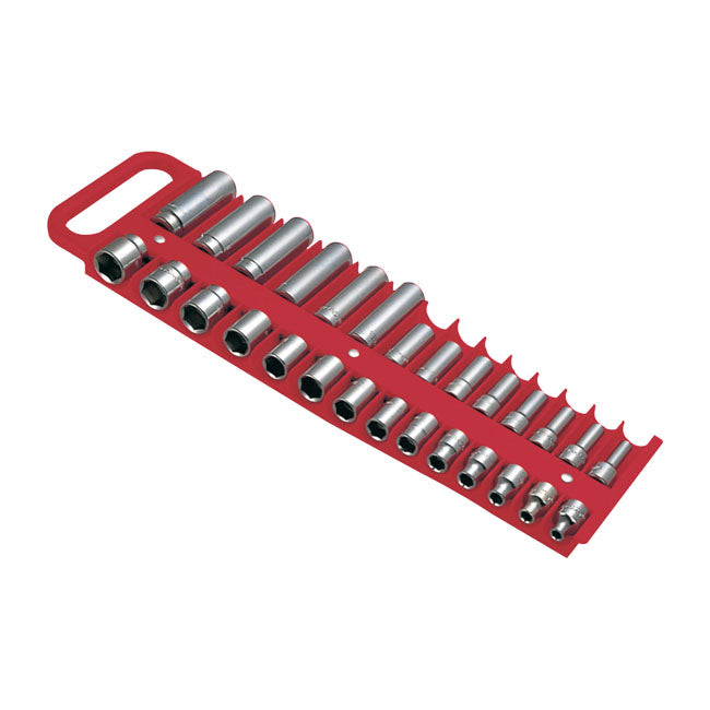 Lisle, 3/8" socket holder, red