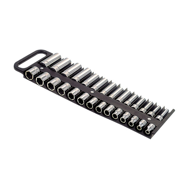 3/8" socket holder, black