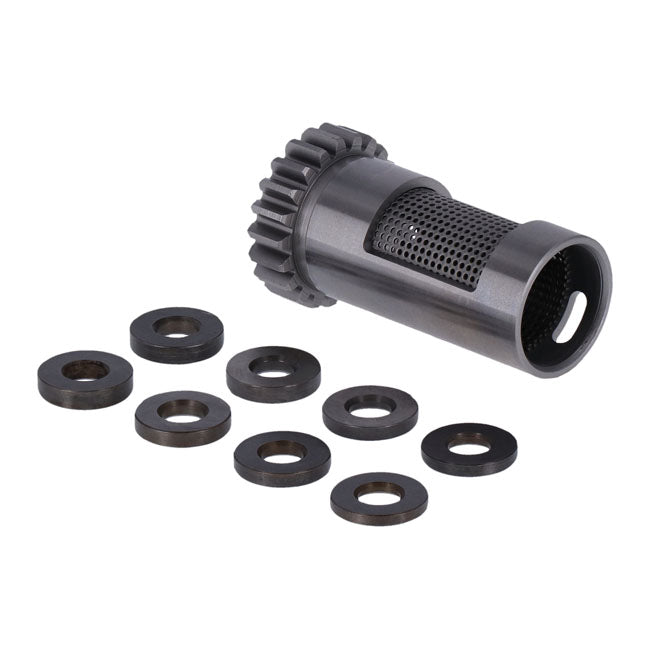 S&S, steel breather valve spacer set +.030" OD