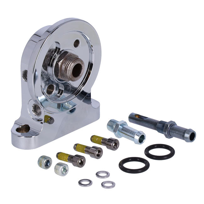 S&S, billet oil filter mount kit