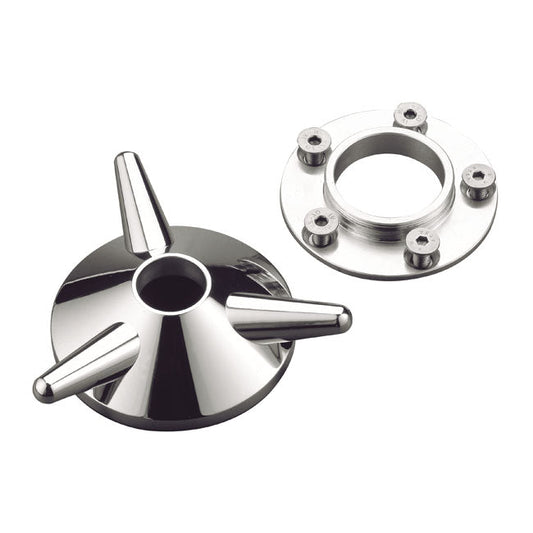 Kustom Tech, spinner wheel hub cover Aluminum