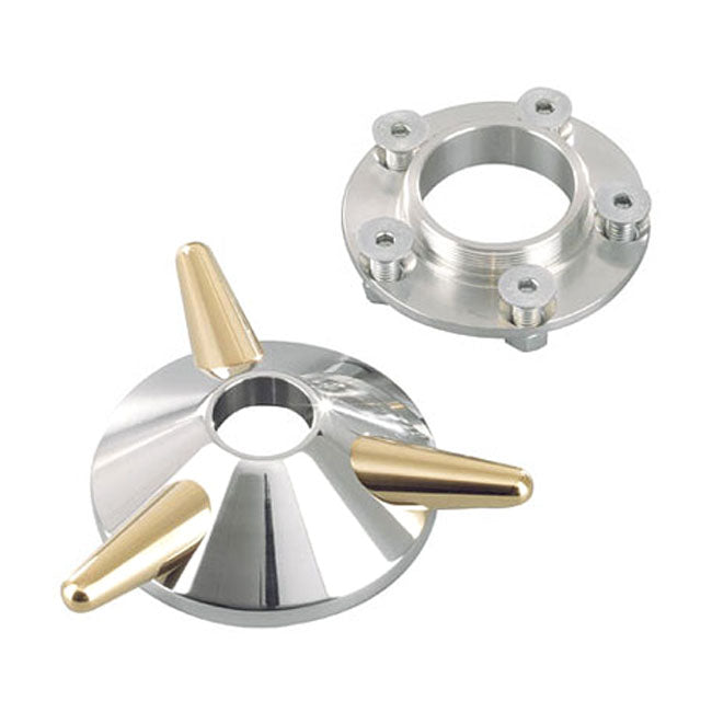 Kustom Tech, spinner wheel hub cover Aluminum