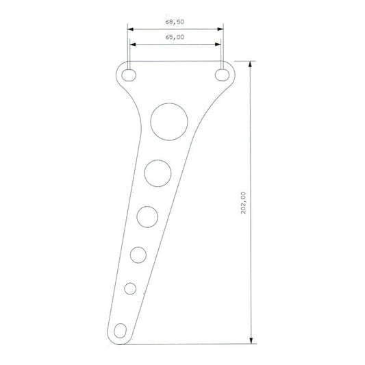 K-Tech, anchor bracket for showa frontend