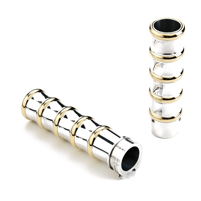 K-Tech, vintage grips polished alu/brass