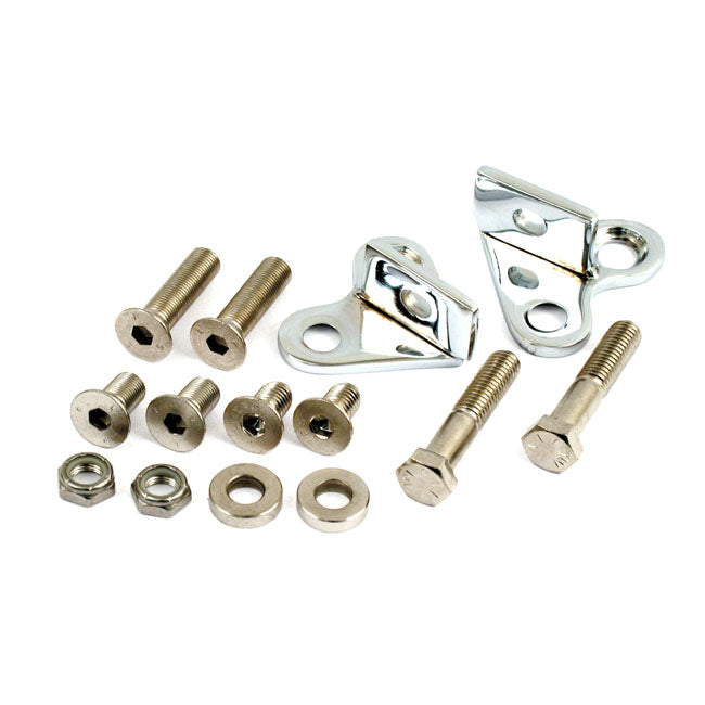 Burly, rear lowering kit. Black