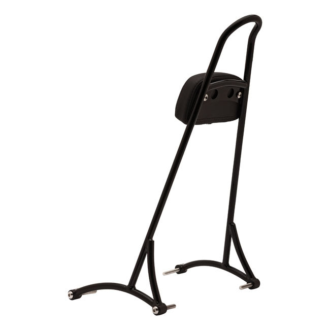 Burly, sissy bar 20" black, with backrest pad