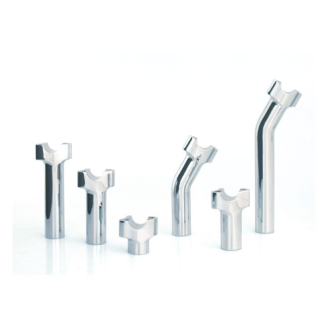 Wild1, Chubby risers. Straight. 1.5" rise. Chrome