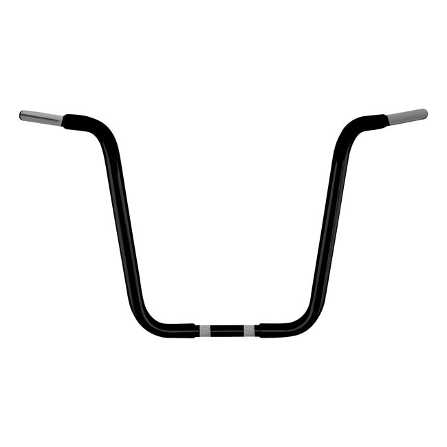 Wild1, 1.25" Chubby 16" Apehanger,Gen2 e-Throttle Black