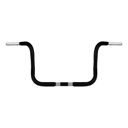 Wild1, 1-1/4" Chubby 10" Bagger Ape,Gen2 e-Throttle Black