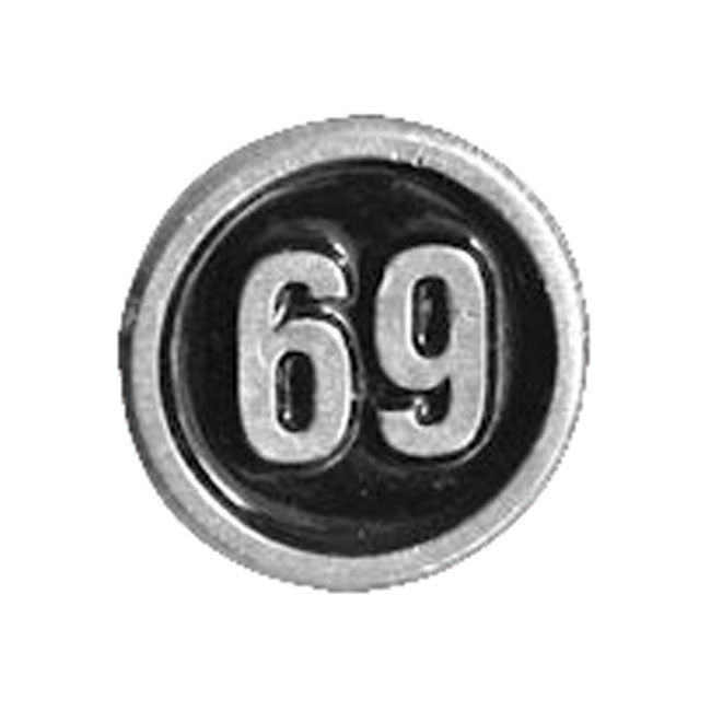 # 69 biker pin