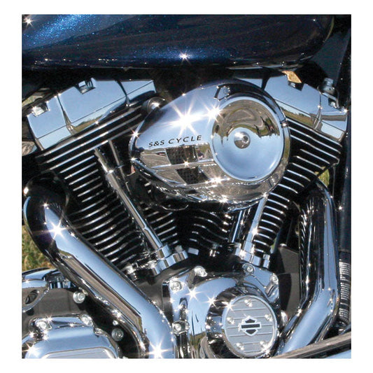 S&S, Stealth Air Stream air cleaner cover. Chrome
