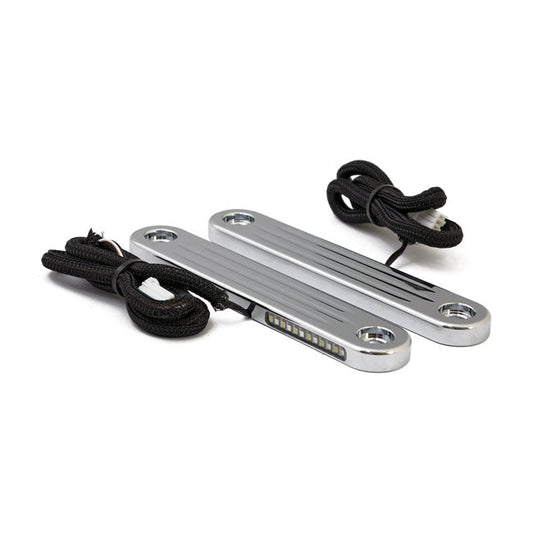 Custom Dynamics billet dynamic LED strips turn signals