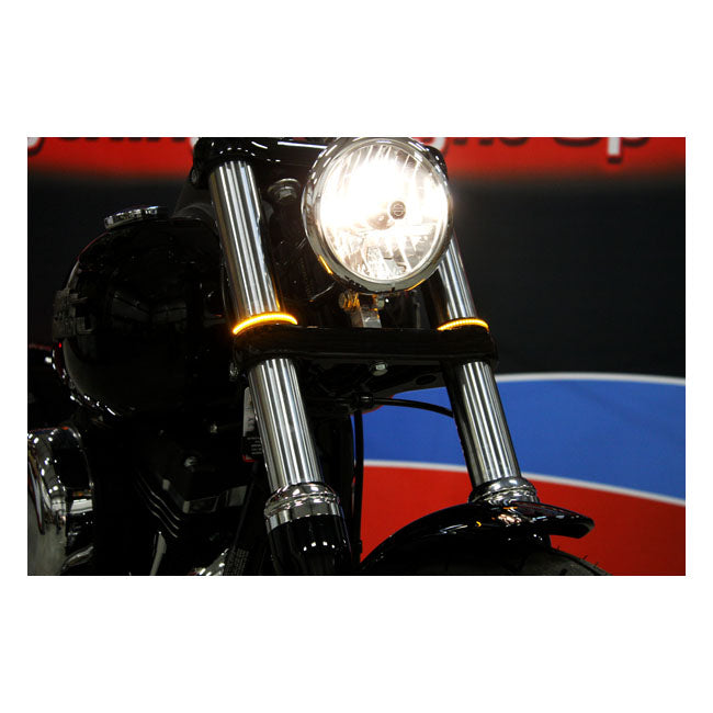 Custom Dynamics Eclipze® LED fork wrap around turn signal