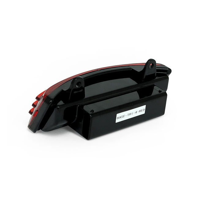 Custom Dynamics, Tri-Bar LED rear fender tip. Red lens