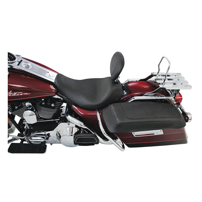 Mustang, Wide Tripper solo seat. With rider backrest