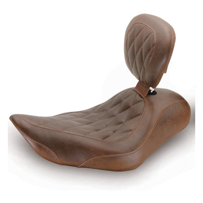 Mustang, Wide Tripper solo seat With rider backrest