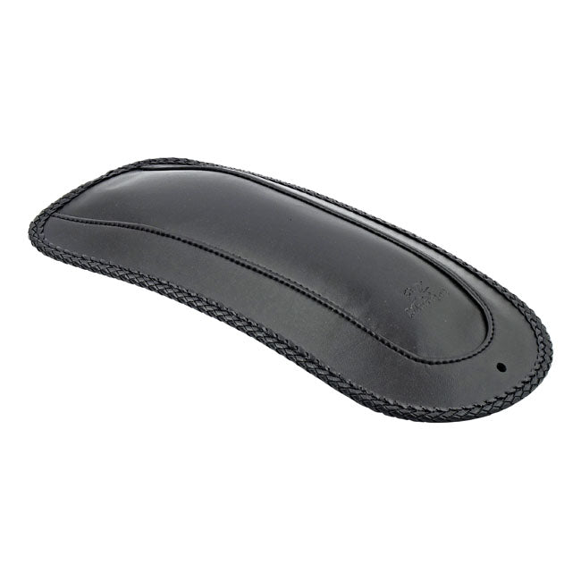 Mustang, rear fender bib Plain with braided edges