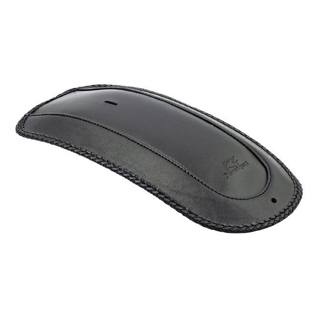 Mustang, rear fender bib Plain with braided edges