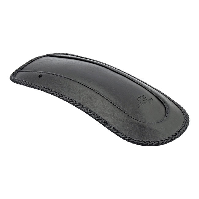 Mustang, rear fender bib Plain with braided edges
