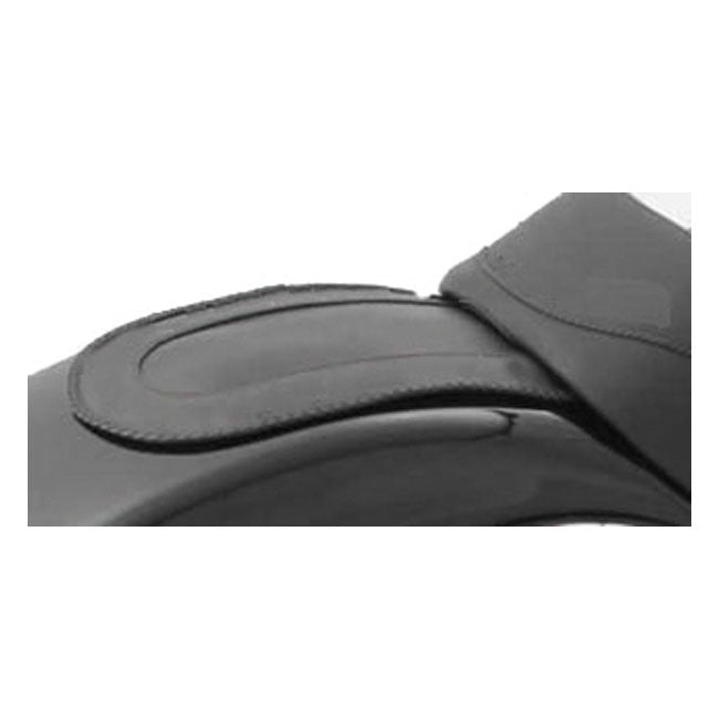 Mustang, rear fender bib Plain with braided edges