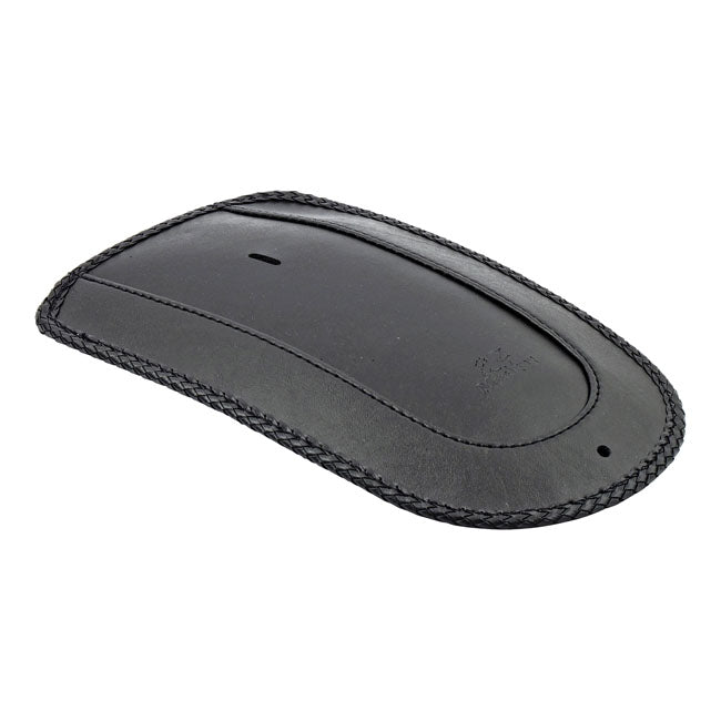 Mustang, rear fender bib Plain with braided edges